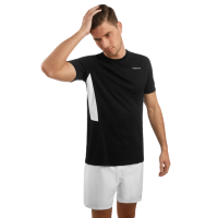 camiseta-head-padel-hombre-club-tech-negro-2024